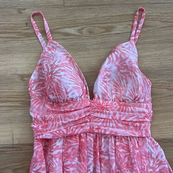 Moda International Pink Floral Maxi Dress - Picture 3 of 7